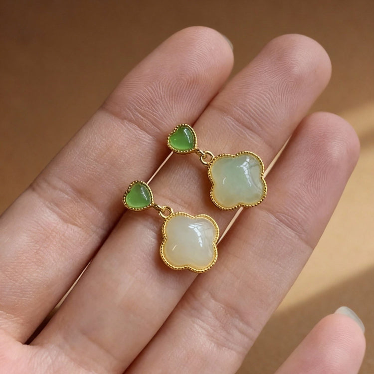 Crystal jewelry earrings