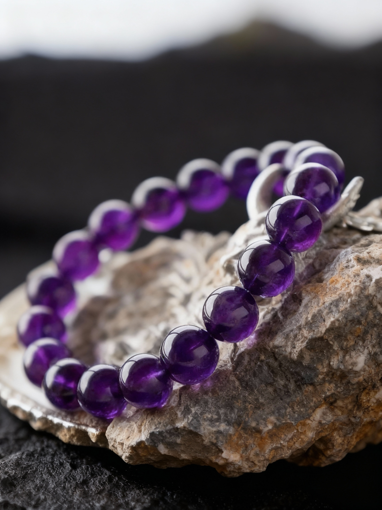 Crystal jewelry AMETHYST