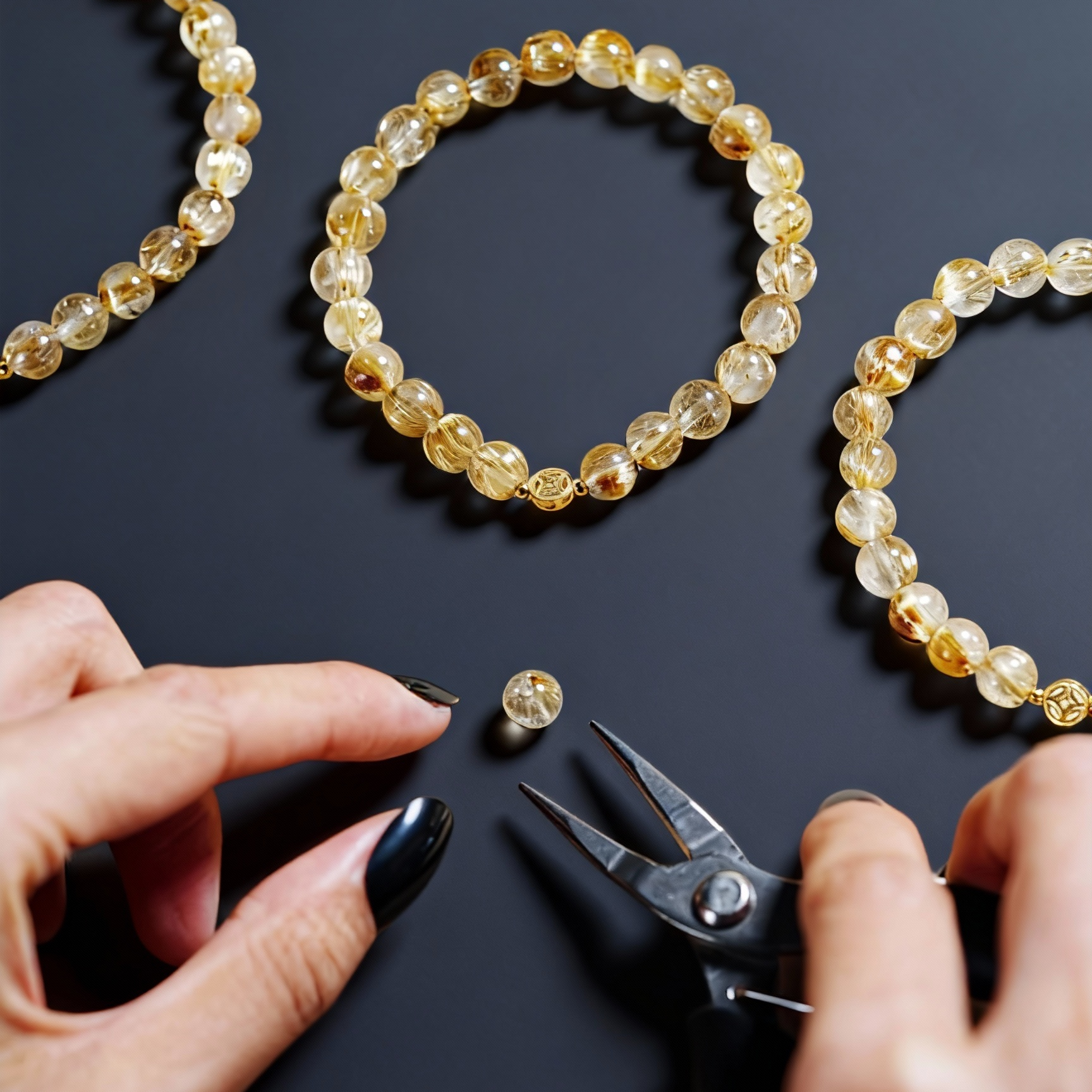 Crystal jewelry styling inspiration - layered bracelet look